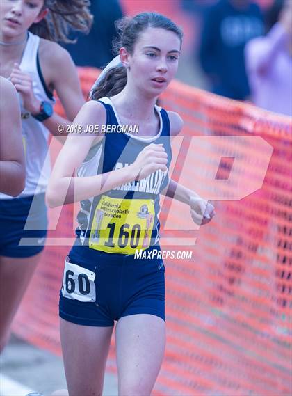 Thumbnail 2 in CIF State Cross Country Championships (Girls D1 Race) photogallery.