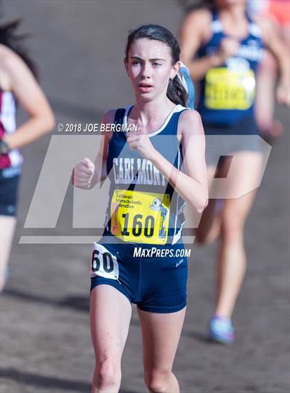 Thumbnail 1 in CIF State Cross Country Championships (Girls D1 Race) photogallery.