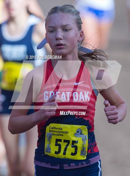 Thumbnail 1 in CIF State Cross Country Championships (Girls D1 Race) photogallery.