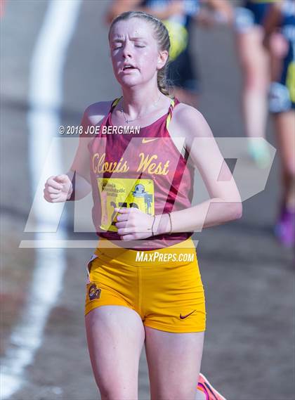 Thumbnail 2 in CIF State Cross Country Championships (Girls D1 Race) photogallery.
