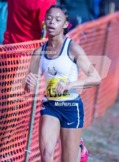 Thumbnail 1 in CIF State Cross Country Championships (Girls D1 Race) photogallery.