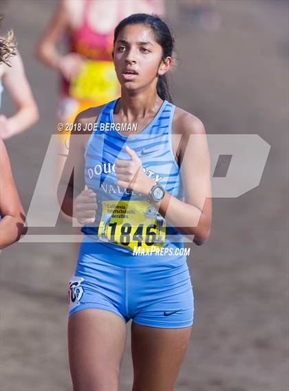 Thumbnail 2 in CIF State Cross Country Championships (Girls D1 Race) photogallery.