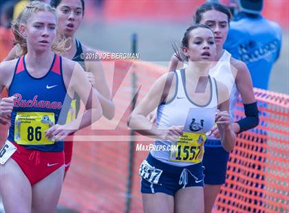 Thumbnail 2 in CIF State Cross Country Championships (Girls D1 Race) photogallery.