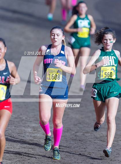 Thumbnail 1 in CIF State Cross Country Championships (Girls D1 Race) photogallery.
