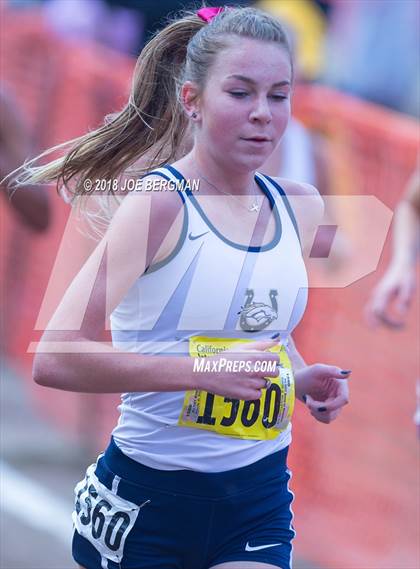 Thumbnail 1 in CIF State Cross Country Championships (Girls D1 Race) photogallery.