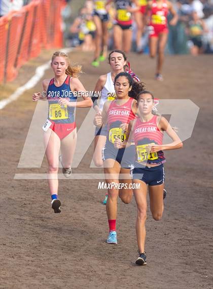 Thumbnail 2 in CIF State Cross Country Championships (Girls D1 Race) photogallery.