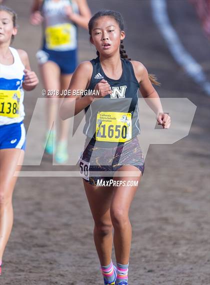 Thumbnail 2 in CIF State Cross Country Championships (Girls D1 Race) photogallery.