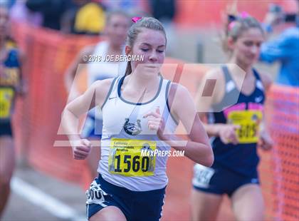 Thumbnail 1 in CIF State Cross Country Championships (Girls D1 Race) photogallery.