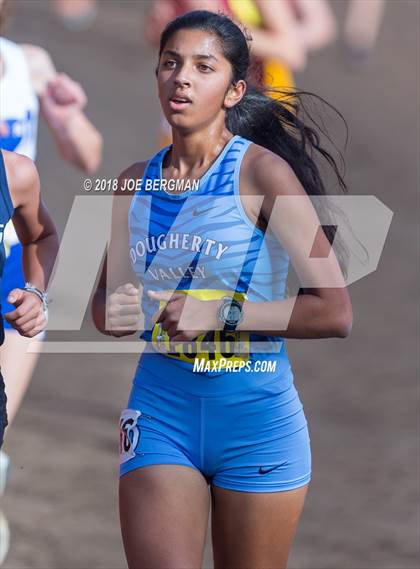 Thumbnail 3 in CIF State Cross Country Championships (Girls D1 Race) photogallery.