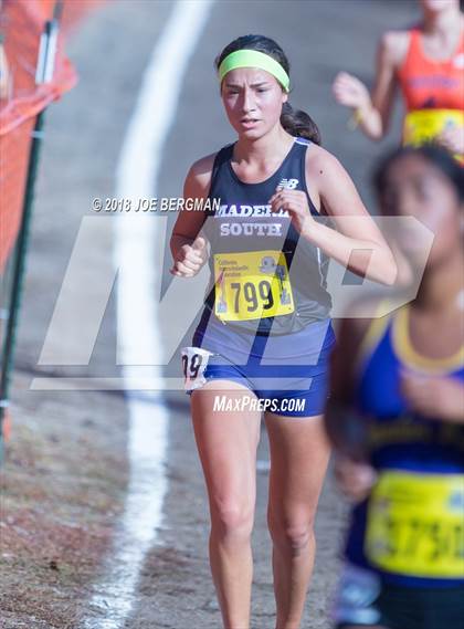 Thumbnail 1 in CIF State Cross Country Championships (Girls D1 Race) photogallery.