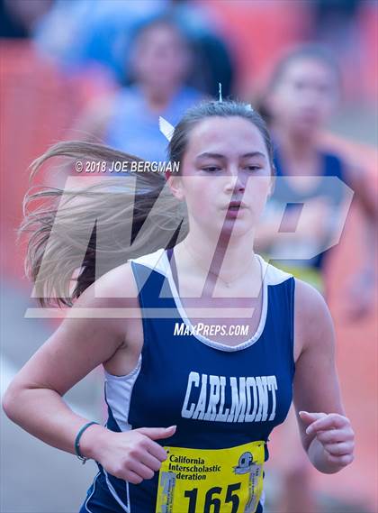 Thumbnail 1 in CIF State Cross Country Championships (Girls D1 Race) photogallery.