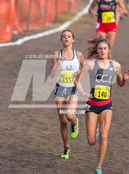 Thumbnail 2 in CIF State Cross Country Championships (Girls D1 Race) photogallery.