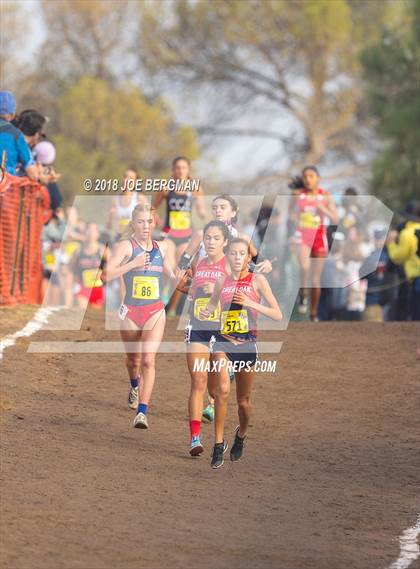 Thumbnail 2 in CIF State Cross Country Championships (Girls D1 Race) photogallery.