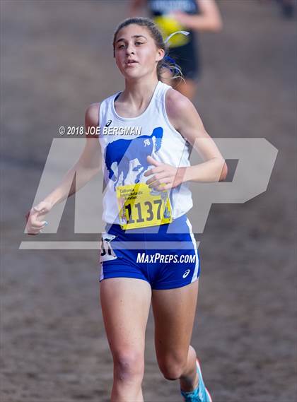 Thumbnail 2 in CIF State Cross Country Championships (Girls D1 Race) photogallery.