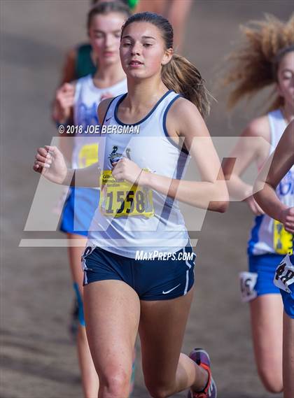 Thumbnail 1 in CIF State Cross Country Championships (Girls D1 Race) photogallery.