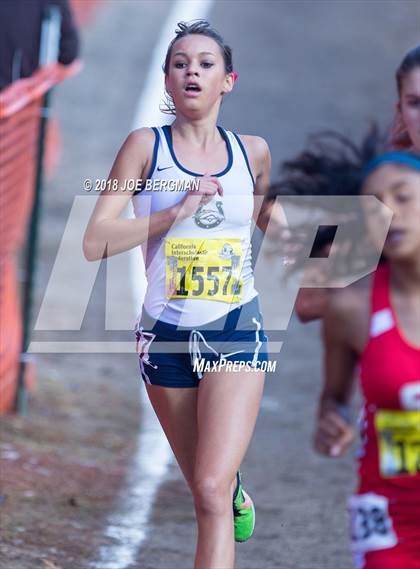 Thumbnail 2 in CIF State Cross Country Championships (Girls D1 Race) photogallery.