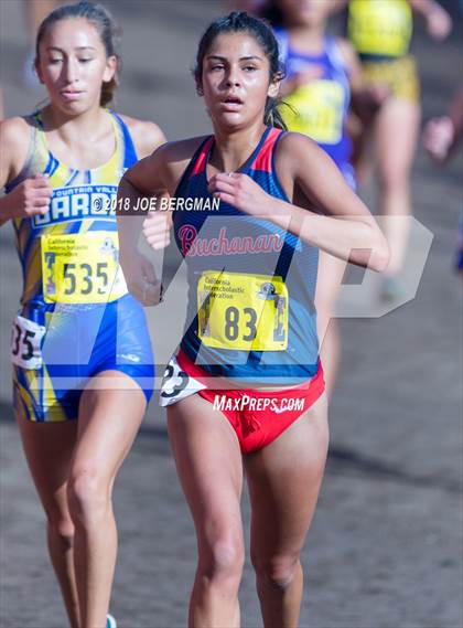 Thumbnail 1 in CIF State Cross Country Championships (Girls D1 Race) photogallery.