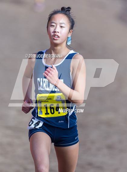 Thumbnail 3 in CIF State Cross Country Championships (Girls D1 Race) photogallery.