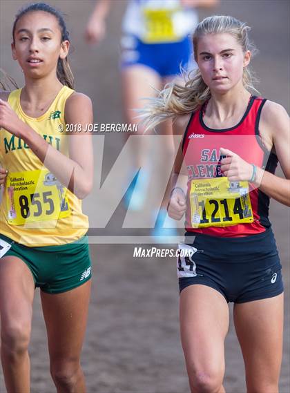 Thumbnail 3 in CIF State Cross Country Championships (Girls D1 Race) photogallery.