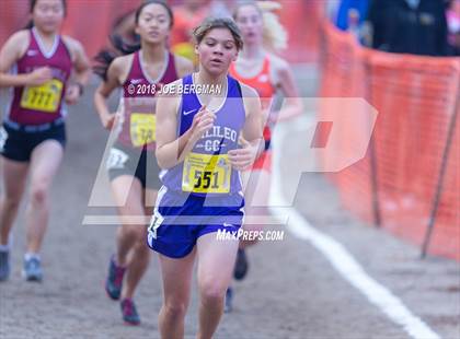 Thumbnail 1 in CIF State Cross Country Championships (Girls D1 Race) photogallery.