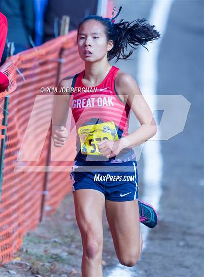 Thumbnail 3 in CIF State Cross Country Championships (Girls D1 Race) photogallery.