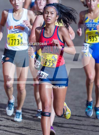 Thumbnail 2 in CIF State Cross Country Championships (Girls D1 Race) photogallery.