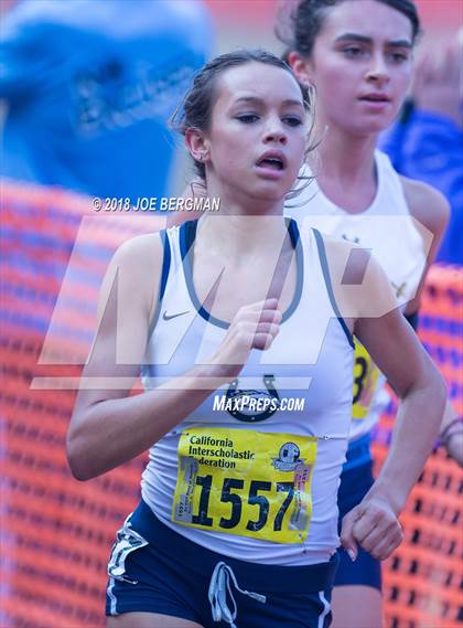 Thumbnail 2 in CIF State Cross Country Championships (Girls D1 Race) photogallery.