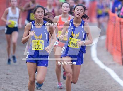 Thumbnail 2 in CIF State Cross Country Championships (Girls D1 Race) photogallery.