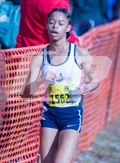 Thumbnail 2 in CIF State Cross Country Championships (Girls D1 Race) photogallery.