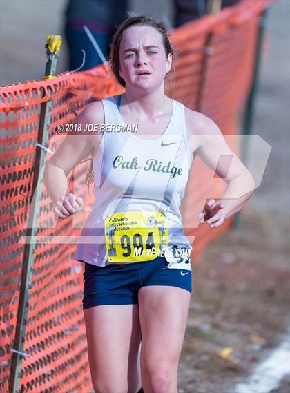 Thumbnail 1 in CIF State Cross Country Championships (Girls D1 Race) photogallery.