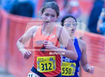 Thumbnail 2 in CIF State Cross Country Championships (Girls D1 Race) photogallery.