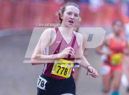 Thumbnail 1 in CIF State Cross Country Championships (Girls D1 Race) photogallery.