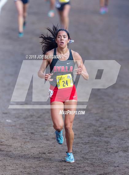 Thumbnail 2 in CIF State Cross Country Championships (Girls D1 Race) photogallery.