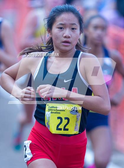 Thumbnail 3 in CIF State Cross Country Championships (Girls D1 Race) photogallery.
