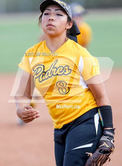 Thumbnail 2 in Marcos de Niza vs Tuba City (Chandler Prep Softball Classic)  photogallery.