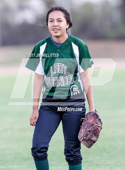 Thumbnail 1 in Marcos de Niza vs Tuba City (Chandler Prep Softball Classic)  photogallery.