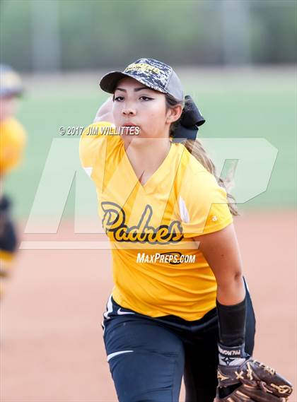 Thumbnail 2 in Marcos de Niza vs Tuba City (Chandler Prep Softball Classic)  photogallery.
