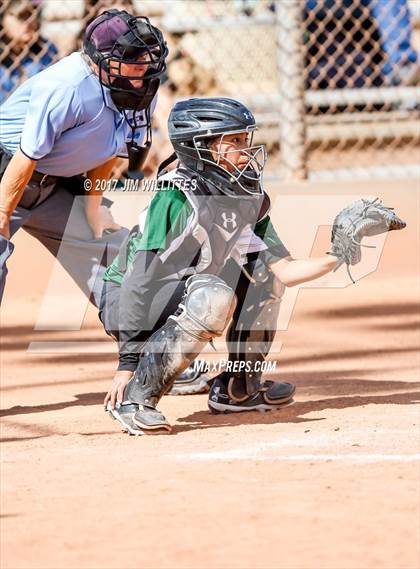 Thumbnail 2 in Marcos de Niza vs Tuba City (Chandler Prep Softball Classic)  photogallery.