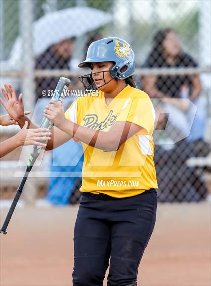 Thumbnail 2 in Marcos de Niza vs Tuba City (Chandler Prep Softball Classic)  photogallery.