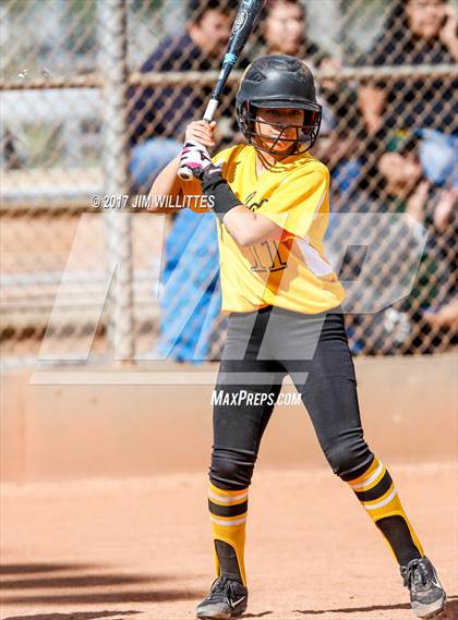 Thumbnail 1 in Marcos de Niza vs Tuba City (Chandler Prep Softball Classic)  photogallery.