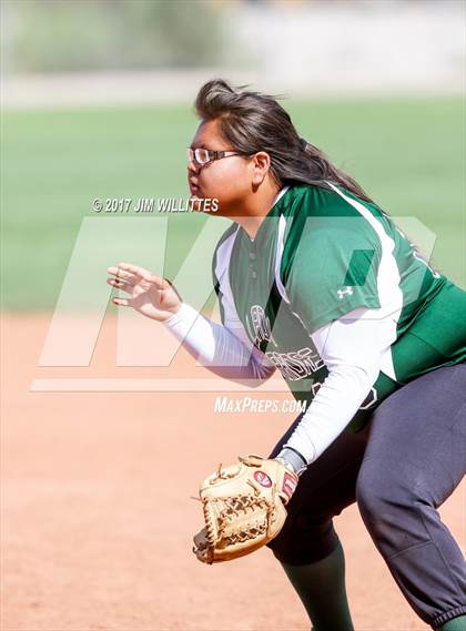 Thumbnail 3 in Marcos de Niza vs Tuba City (Chandler Prep Softball Classic)  photogallery.