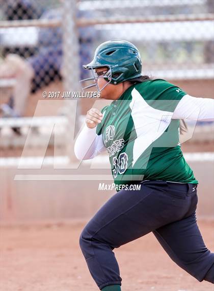 Thumbnail 3 in Marcos de Niza vs Tuba City (Chandler Prep Softball Classic)  photogallery.