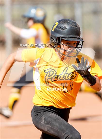 Thumbnail 1 in Marcos de Niza vs Tuba City (Chandler Prep Softball Classic)  photogallery.