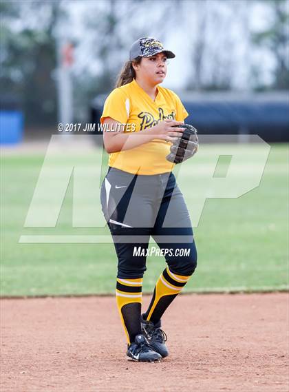 Thumbnail 3 in Marcos de Niza vs Tuba City (Chandler Prep Softball Classic)  photogallery.