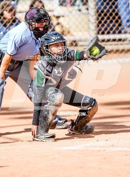 Thumbnail 3 in Marcos de Niza vs Tuba City (Chandler Prep Softball Classic)  photogallery.