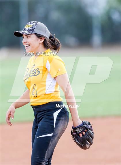 Thumbnail 1 in Marcos de Niza vs Tuba City (Chandler Prep Softball Classic)  photogallery.
