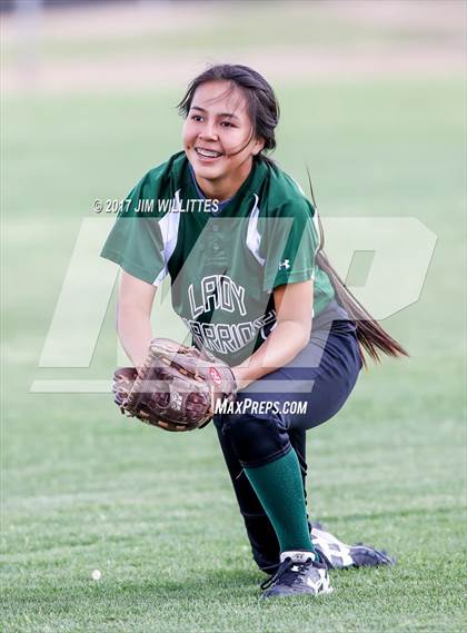 Thumbnail 1 in Marcos de Niza vs Tuba City (Chandler Prep Softball Classic)  photogallery.