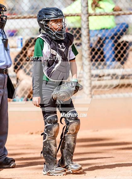 Thumbnail 2 in Marcos de Niza vs Tuba City (Chandler Prep Softball Classic)  photogallery.