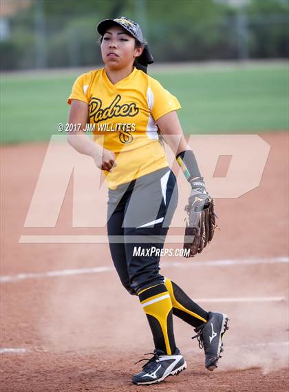 Thumbnail 2 in Marcos de Niza vs Tuba City (Chandler Prep Softball Classic)  photogallery.