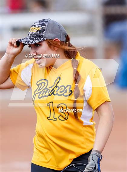 Thumbnail 2 in Marcos de Niza vs Tuba City (Chandler Prep Softball Classic)  photogallery.